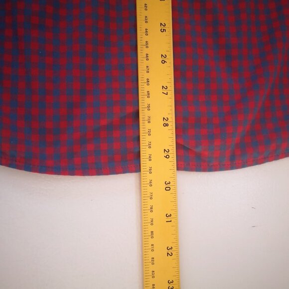 Denver Hayes Classic Fit Men's Red & Blue Checkered Casual Shirt - Picture 11 of 11